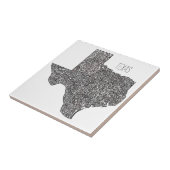 Texas-Karte Fliese (Seite)