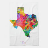 Texas-Karte Handtuch (Vertikal)