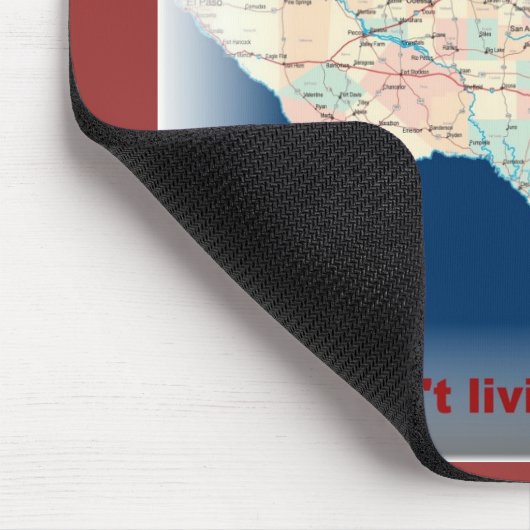 Texas-Karte mousepad (Ecke)
