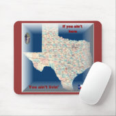 Texas-Karte mousepad (Mit Mouse)