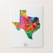 Texas-Karte Puzzle (Vertikal)