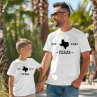 Texas Karte schwarz auf den einsamen Staat