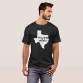 Texas Karte Y'all Mind, wenn ich rauche T-Shirt (Vorne ganz)
