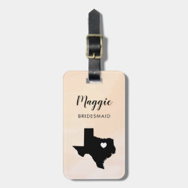 Texas-Karten-Gepäck-Umbau, Wedding Gepäckanhänger