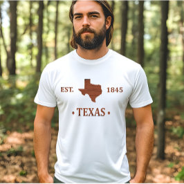 Texas kartografiert den einsamen Staat T-Shirt