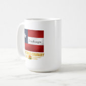Texas-Kavallerie (v10) Kaffeetasse (Vorderseite Links)