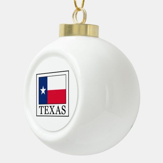 Texas Keramik Kugel-Ornament (Rechts)