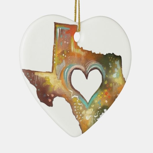 Texas Keramik Ornament (Rechts)
