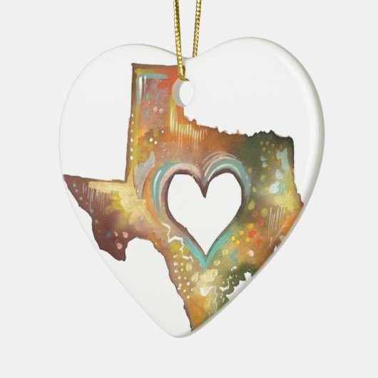 Texas Keramik Ornament (Links)