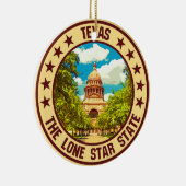 Texas Keramik Ornament (Rechts)