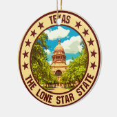 Texas Keramik Ornament (Links)