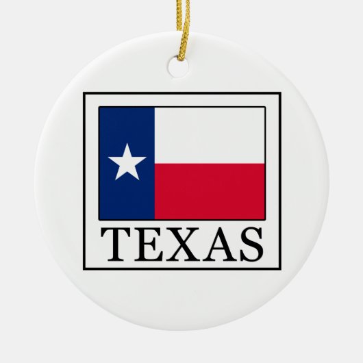 Texas Keramik Ornament (Vorne)