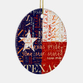 Texas Keramik Ornament (Rechts)