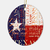 Texas Keramik Ornament (Links)
