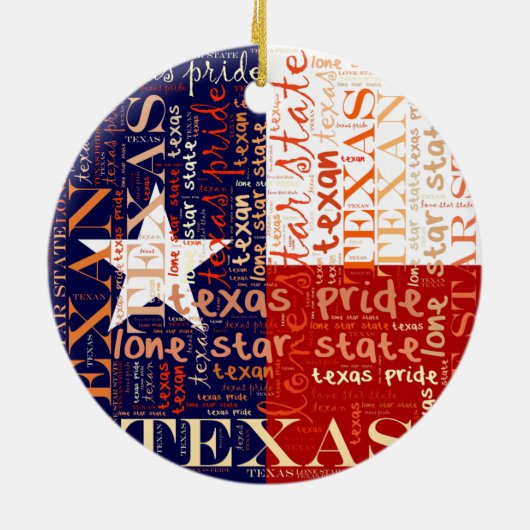 Texas Keramik Ornament (Hinten)