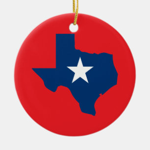 Texas Keramik Ornament