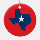 Texas Keramik Ornament (Hinten)