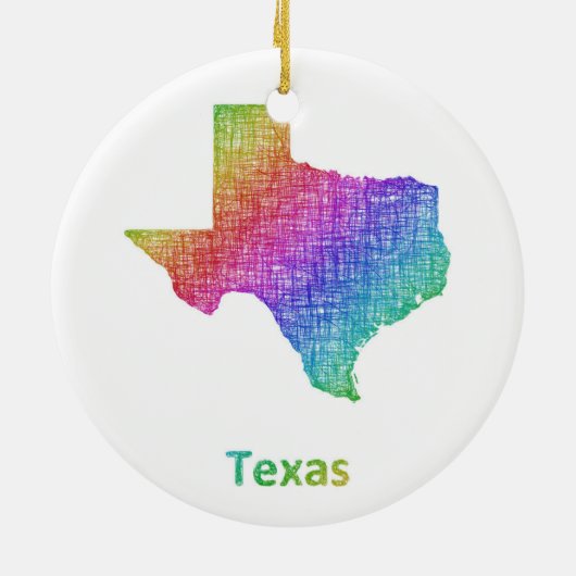 Texas Keramikornament (Hinten)