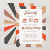 Texas Kindergeburtstag Party Einladung (Vorne/Hinten)