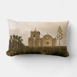 Texas Kirche-Vintage/Sepia Lendenkissen