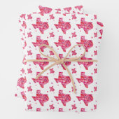 Texas Kisses Pattern Geschenkpapier Set (Beispiel)