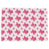 Texas Kisses Pattern Große Geschenktüte (Rückseite)