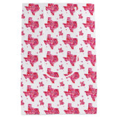 Texas Kisses Pattern Mittlere Geschenktüte (Rückseite)