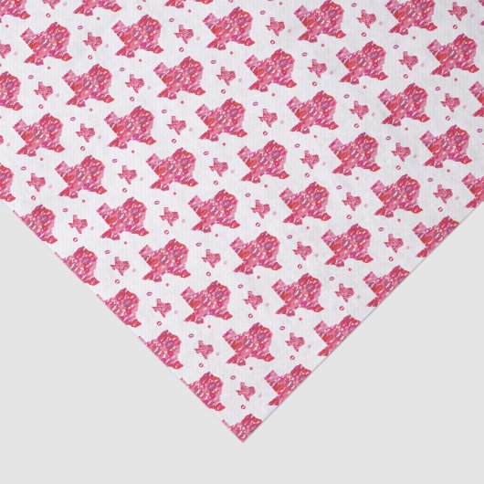 Texas Kisses Pattern Seidenpapier (Ausschnitt)