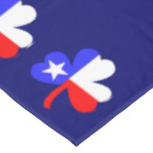 Texas-Klee Tischdecke (Schrägansicht)