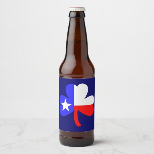 Texas Kleeblatt Bierflaschenetikett (Vorderseite)