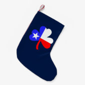 Texas Kleeblatt Kleiner Weihnachtsstrumpf (Vorderansicht (hängend))