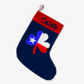 Texas Kleeblatt Kleiner Weihnachtsstrumpf (Vorderansicht (hängend))