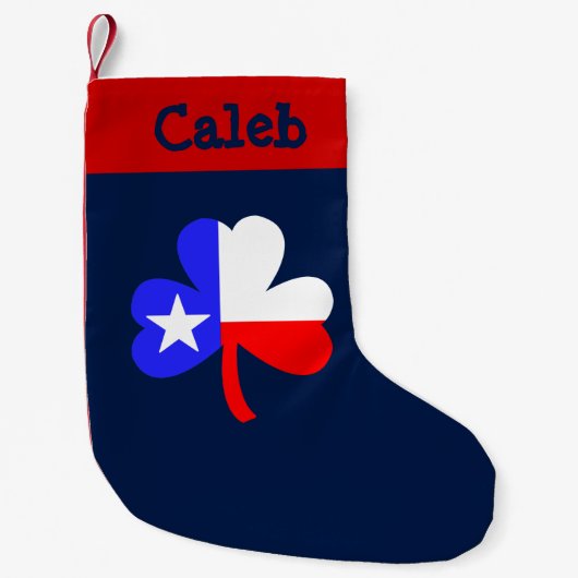 Texas Kleeblatt Kleiner Weihnachtsstrumpf (Vorderseite)