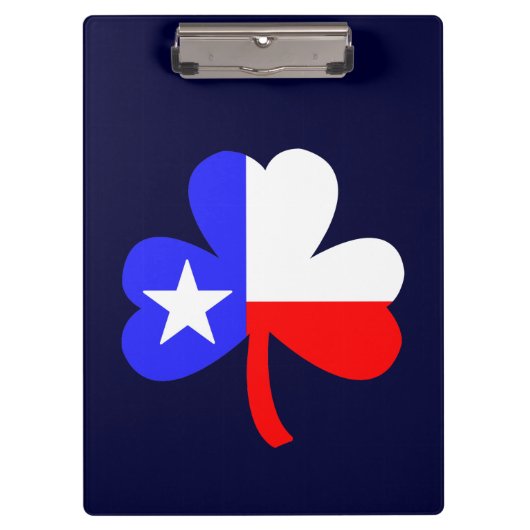 Texas Kleeblatt Klemmbrett (Vorderseite)