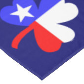 Texas Kleeblatt Tischdecke (Schrägansicht)