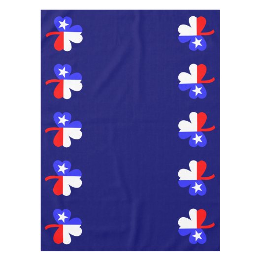 Texas Kleeblatt Tischdecke (Vorderseite)