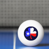 Texas-Kleeblatt Tischtennisball (Netto)