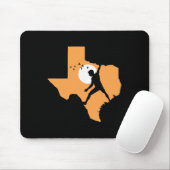 Texas Kletter Bouldering Hobby Fels Mousepad (Mit Mouse)