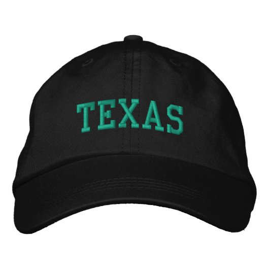 TEXAS-Kugelkappe Bestickte Kappe (Vorderseite)