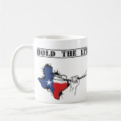 Texas Kundgebung Cry Keramik Tasse (Links)