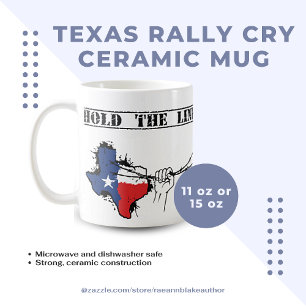 Texas Kundgebung Cry Keramik Tasse