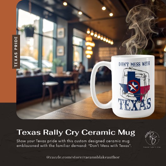 Texas Kundgebung Cry Keramik Tasse