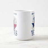 Texas Kundgebung Cry Keramik Tasse (Mittel)