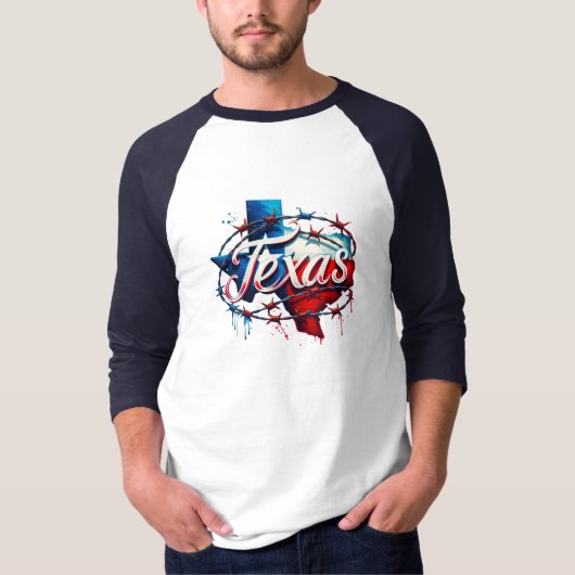 Texas Kundgebung Cry T - Shirt (Vorderseite)