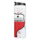 Texas Kundgebung Cry Thermal Tumbler Thermosbecher (Nach rechts gedreht)