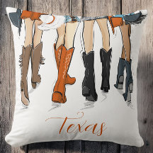 Texas Ladys Fashion Cowboy Boots Orange