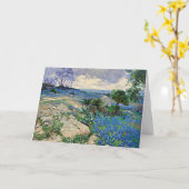 Texas Landschaft mit Bluebonnets, schöne Kunst Karte (Gelbe Blume)