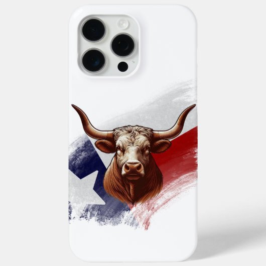 Texas-Langhornkuh Case-Mate iPhone Hülle (Rückseite)