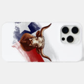 Texas-Langhornkuh Case-Mate iPhone Hülle (Rückseite (Horizontal))