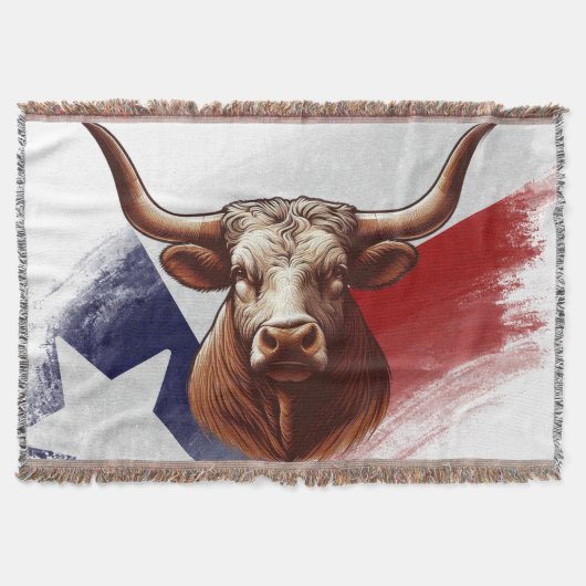 Texas-Langhornkuh Decke (Vorderseite)